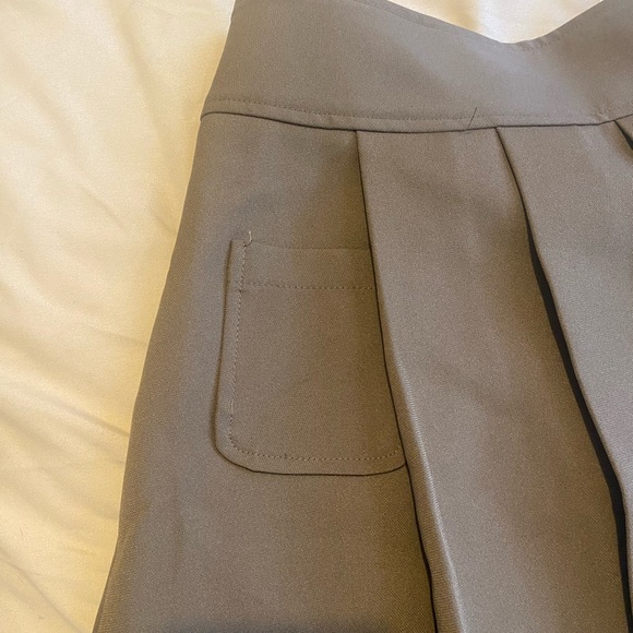 Brown Pleated Mini Skirt/Skort - Picture 6 of 6